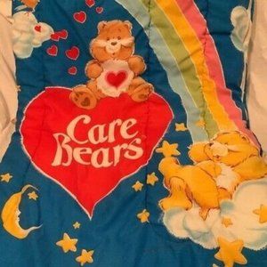 Care Bears Kids Sleeping Bag Vintage